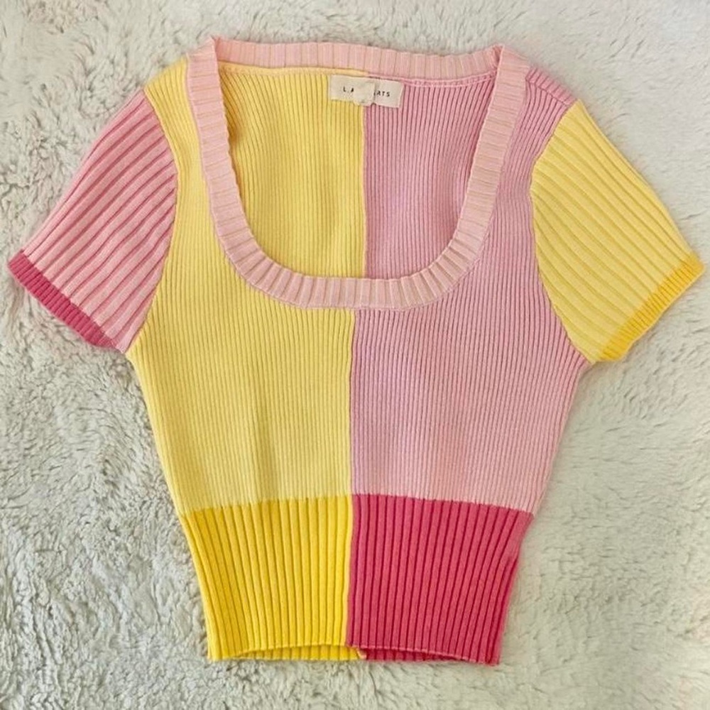LA Hearts Smooth Move Sweater Cropped Тор